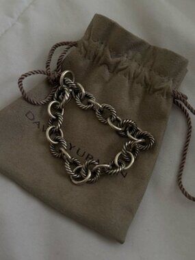 David Yurman Oval Chain Link Bracelet